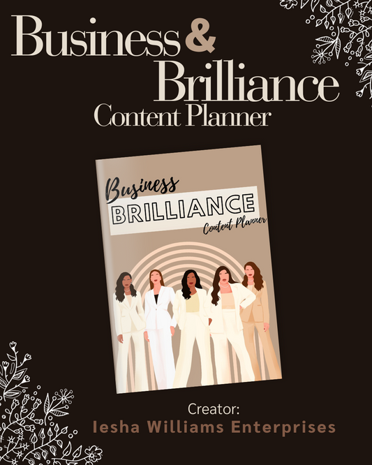Business Brilliance: Content Planner